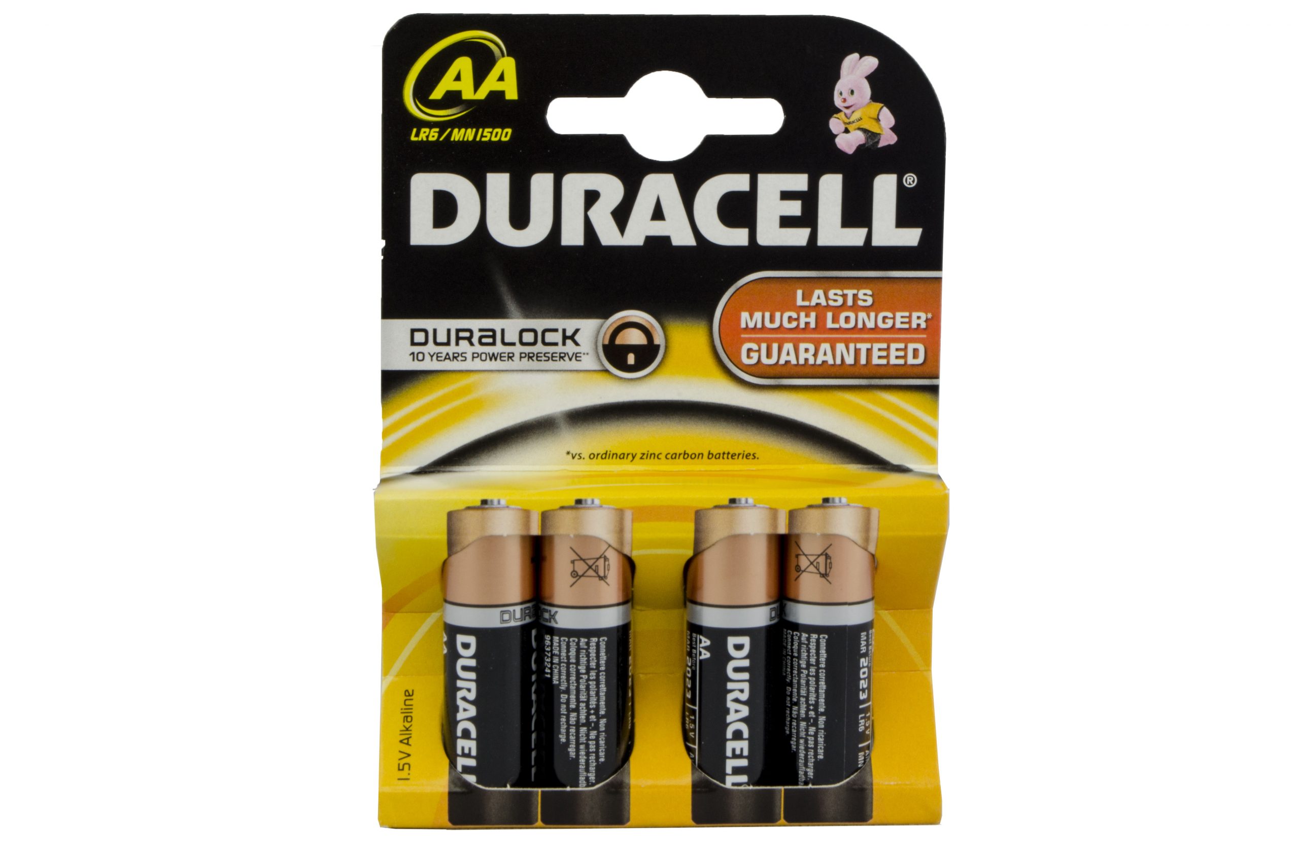 Duracell AA 4s x 20