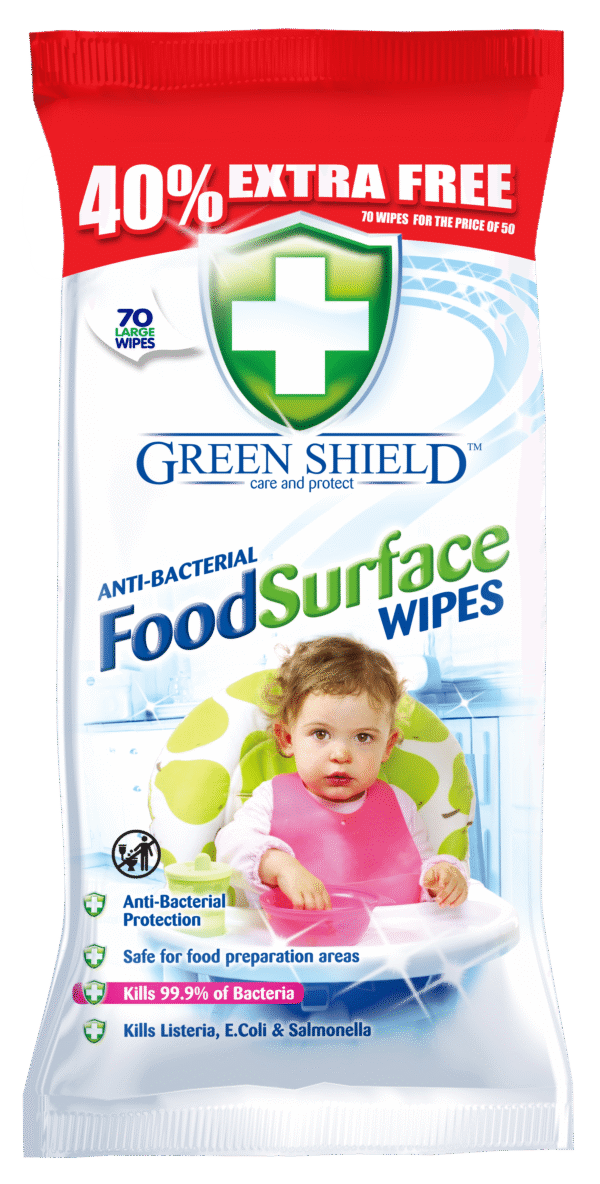 Green Shield Food Surface Wipes 80s x 12