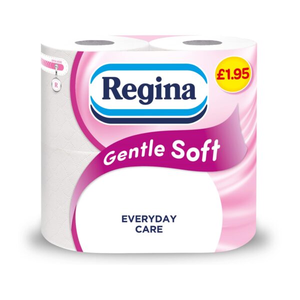Regina Toilet Paper 4Pk x 10 (PM £1.95)