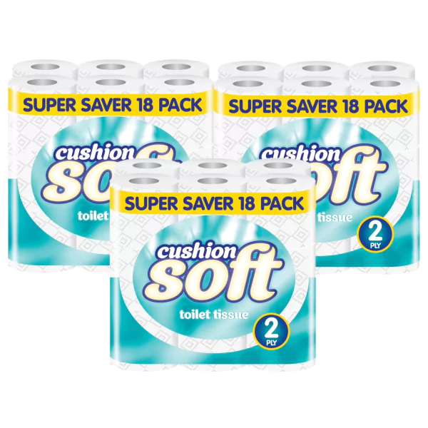 Cushion Soft Toilet Roll 18pk x 3