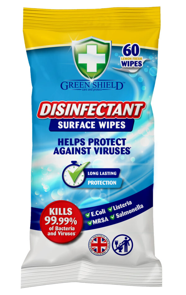 Green Shield Disinfectant Wipes 80s x 12