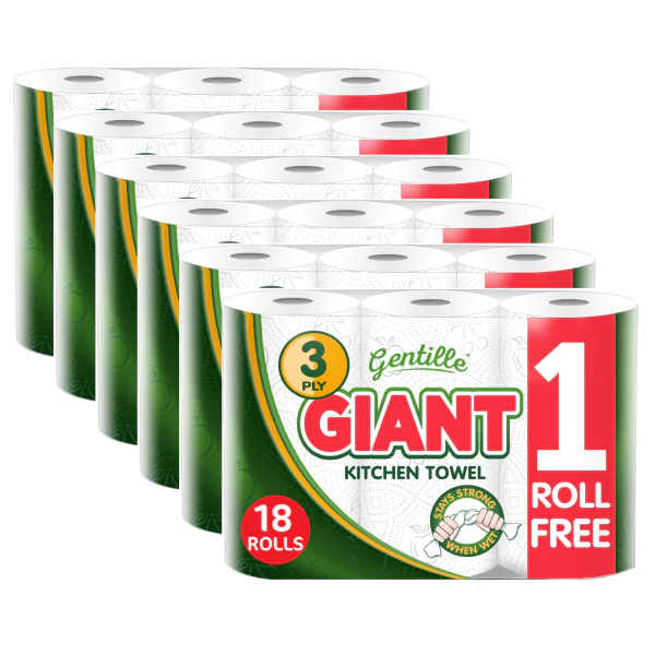 Gentille Giant Kitchen Roll 3PK x 6